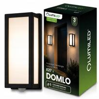 Lauko sieninis šviestuvas su LED, E27 lizdu ir judesio jutikliu