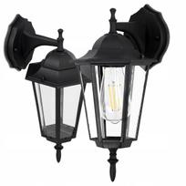 Lauko sieninis LED šviestuvas, E27, IP54, juodas