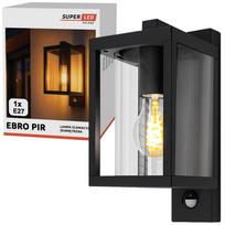 Lauko sieninis šviestuvas su judesio jutikliu, 1x E27 LED