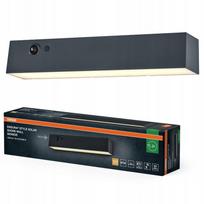 Lauko sieninis šviestuvas su saulės baterija, LED, judesio jutikliu, 12.4 W, 540 lm, 3000K, IP54