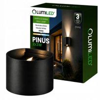 Lauko LED sieninis šviestuvas, montuojamas ant fasado, šviečia į viršų ir apačią