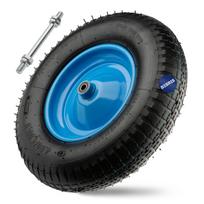 Karutis BEGRIS RUBBER ratas 4.00-8 su kameru ir ašimi, 6 sluoksnių