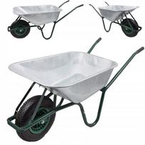 Cinkuotas sodo statybinis plieninis karutis 120 l, 250 kg