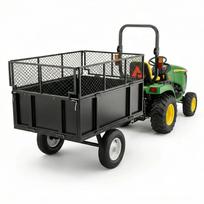 Priekaba su išvertimo vežimėliu keturračiui ar sodo traktoriui, 300 kg