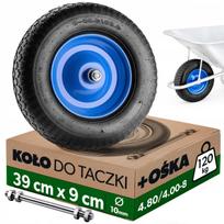 Karutis ratai 390x90 mm su vidine kamera ir ašimi, 4PR 4.80/4.00-8