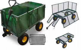 Sodo vežimėlis GARDEN TROLLEY, 220 l, 350 kg, 41 cm bortai