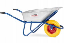 Plieninis sodo karutis BEST, 130 l, 210 kg, su ratlankio apsauga