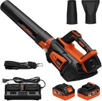 Akumuliatorinis lapų pūstuvas WOLFBOX MT600, 40V, 2 baterijos, 620 CFM, 150 MPH