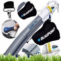Dulkių siurblys–lapų pūstuvas BLAUPUNKT 45 l 3in1 smulkintuvas, 3500 W