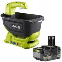 Belaidis sėklų ir trąšų barstytojas RYOBI OSS1800, 4 l talpa, su 5 Ah RB18L5 akumuliatoriumi