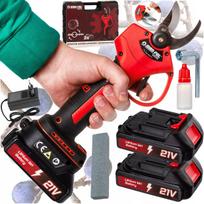 Elektrinės bevielės sodo žirklės 2x akumuliatoriai 28 mm SK-5