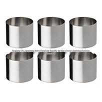 Reguliuojama nerūdijančio plieno putėsių ir torto žiedo forma, 6–12 colių 5 cm gray