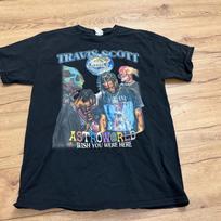 Travis Scott Astro World Wish You Were Here Shirt Mens Medium Black Rap 2018 4XL gray