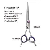 Fenice JP440C 7/8 Inch Professional Pet Dogs Grooming Scissors Straight Curved Thinning Chunker Shear Scissors Set For Dogs