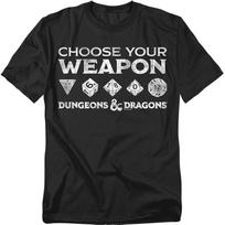 Dungeons And Dragons - Choose Your Weapon -  Children's T-shirt 150 white