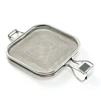 Oaks Raye Grill Hot Sandwich Maker Mesh Stainless Made in Suitable for Fish Grills - Steel, Japan, (LS1515) white