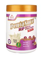 PentaSure HP Whey Protein Powder | Banana Vanilla Flavor - 400g | High Fiber Nutritional Supplement Drink | 45g Protein per 100g | Supports Musc