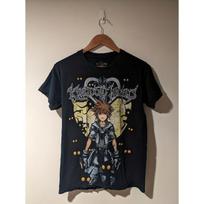 Men'S Vintage Kingdom Hearts 2 Sora Official Promo Graphic T-Shirt - Oversized Black Retro Gaming Tee with Sora & Keyblade Design, Officially S black