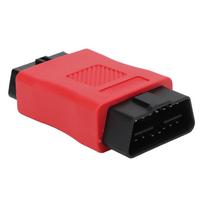 OBD2 Male to Female Connector Adapter OBDII Plug for Vehicle Diagnostic Scanning Tool red