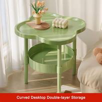 40*40CM End Table Plastic Bedside Table Trendy Side Table  for Living Room žalia
