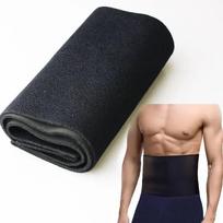 100*19cm sveikas liekninamasis diržas pilvo formuotojas deginantis riebalus numesti svorio Fitnesas riebalams nuo celiulito lieknėjantis kūno formavimo juosmens diržas juoda