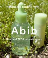 Abib Heartleaf TECA Capsule Serum Calming Drop Duo & Mini Calming Toner Skin Booster 30ml – Soothing Repair & Hydration Set beige