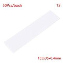 100Pcs Perfume Aromatherapy Perfume Essential Oils Tester Strips Fragrance Disposable White Smell Paper Paper Strips Test Paper 12 skaidri