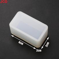 DIY Cube Rectangle Candle Crystal Glue Drop Silicone Mold Making Resin Swing Table Rectangle Ball Insect Dried Flower Specimen white