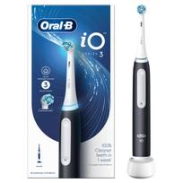 Elektrinis dantų šepetėlis Oral-B iO 3 juodas su laikmačiu