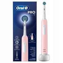 Elektriniai dantų šepetėliai ORAL-B PRO1 CROSS ACTION, rožiniai, 2 vnt.