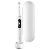 Elektriniai dantų šepetėliai Oral-B iO6, balti, su dėklu, 2 vnt.