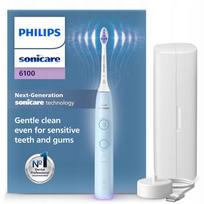 Elektrinis dantų šepetėlis PHILIPS Sonicare 6100, 2 režimai, 3 stiprumo lygiai