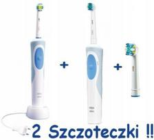 Elektriniai dantų šepetėliai ORAL-B VITALITY 3D WHITE, 2 vnt., su 3 šepetėlių galvutėmis