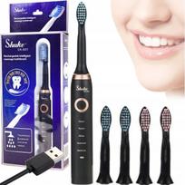 Elektrinis dantų šepetėlis Sonic, 5 režimai, 4 šepetėlių galvutės