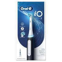 Elektriniai dantų šepetėliai Oral-B iO Series 3, juodi, 2 vnt.