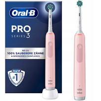 Dantų šepetėlis Oral-B Pro 3 3000 Cross Action, rožinis