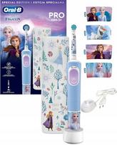 Vaikiškas elektrinis dantų šepetėlis ORAL-B Pro Kids Frozen su dėklu