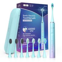 Elektrinis dantų šepetėlis Seago SG-972 su 8 galvutėmis ir dėklu