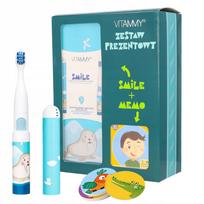Vaikiškas elektrinis dantų šepetėlis VITAMMY SMILE + dovana žaidimas