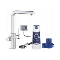 Virtuvinis maišytuvas GROHE BLUE PURE MINTA su filtru ir ištraukiamu snapeliu, chromuotas