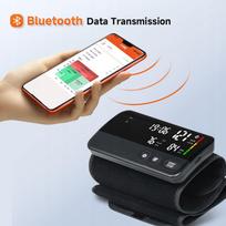 Elektroninis kraujospūdžio matuoklis su „Bluetooth“, 22–42 cm rankų juosta