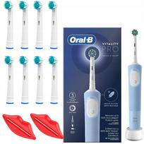 Elektrinis dantų šepetėlis ORAL-B VITALITY PRO mėlynas + antgaliai
