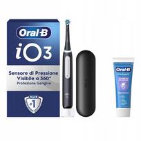 Elektrinis dantų šepetėlis Oral-B iO 3, juodas