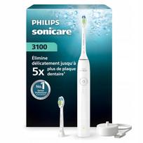 Elektrinis dantų šepetėlis Philips Sonicare 3100 HX4032/03, baltas, 2 antgaliai
