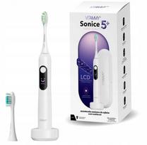 Elektrinis dantų šepetėlis VITAMMY SONIC 5+ su dėklu, baltas