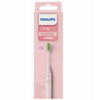 Elektrinis dantų šepetėlis Philips One HY1100/56, rožinis, su baterija