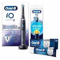 Elektrinis dantų šepetėlis Oral-B iO9 su 4 iO Ultimate Clean antgaliais ir dantų pasta