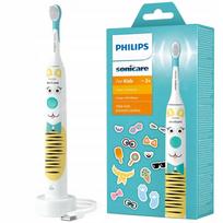 Vaikiškas dantų šepetėlis Philips Sonicare Kids, 3+, su lipdukais, HX3601/01
