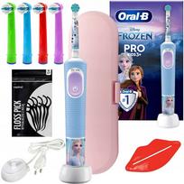 Elektrinis dantų šepetėlis vaikams ORAL-B Kids PRO D103 Frozen