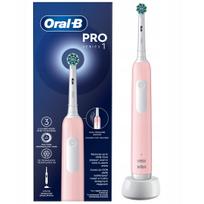 Elektrinis dantų šepetėlis Oral-B Pro Series 1, rožinis, su besisukančia galvute